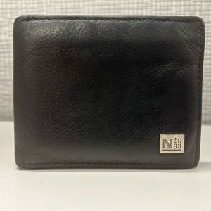 Black leather nautica wallet